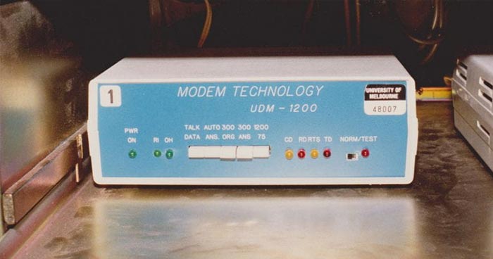 1200bps modem, c1983
