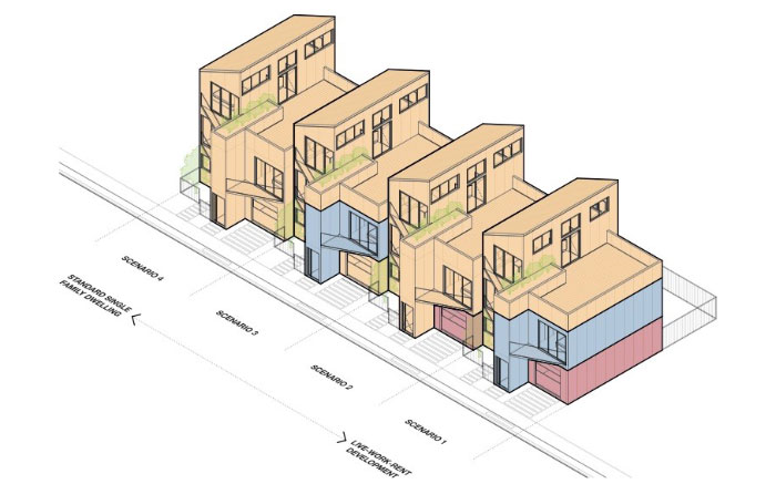 Plan of prefab housing options