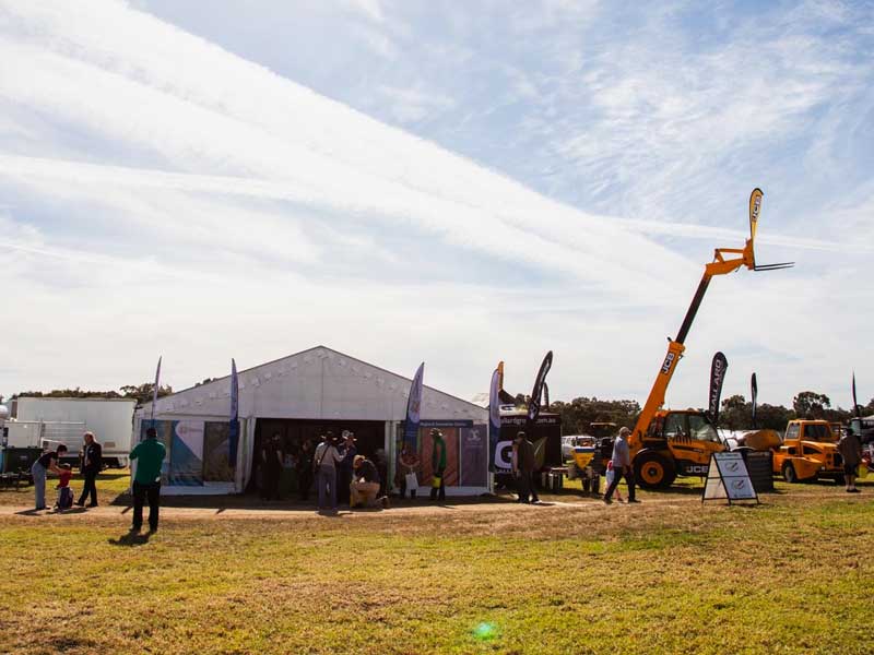 The MRIC tent at Mildura Field Days 2026