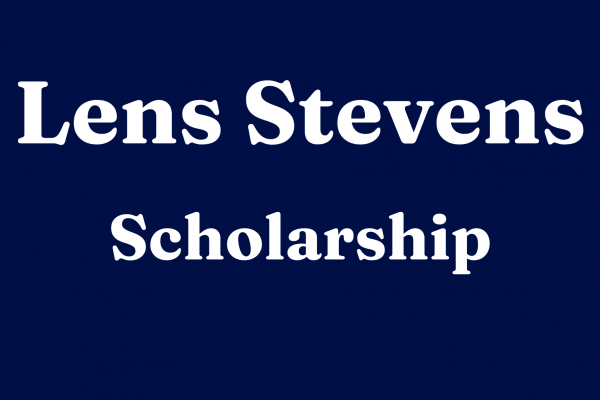 Lens Stevens Scholarship text