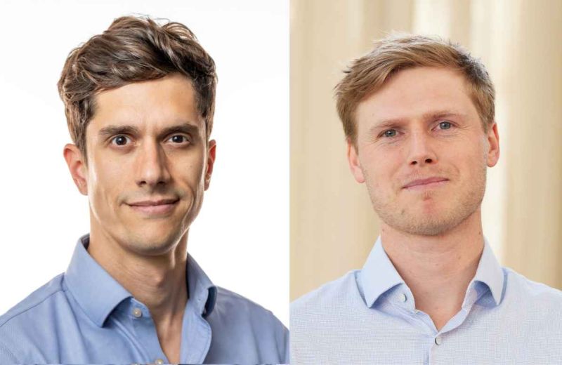Two headshots of researchers.