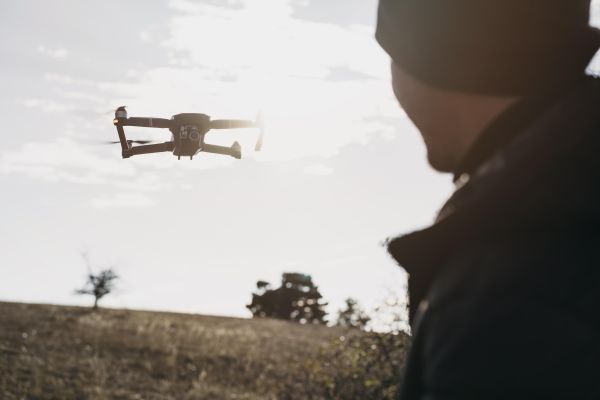 Person flying drone