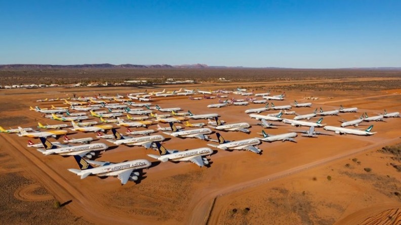 Alice Springs Airliner Boneyard