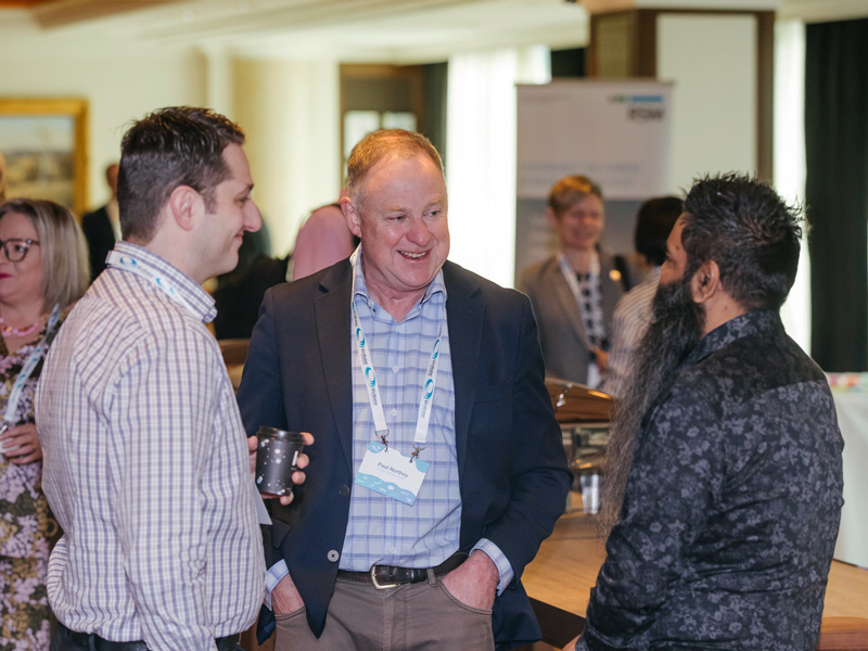 Paul Northey (middle) at the 2023 VicWater Annual Conference.