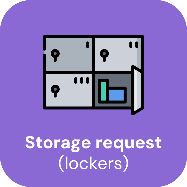 Request a locker