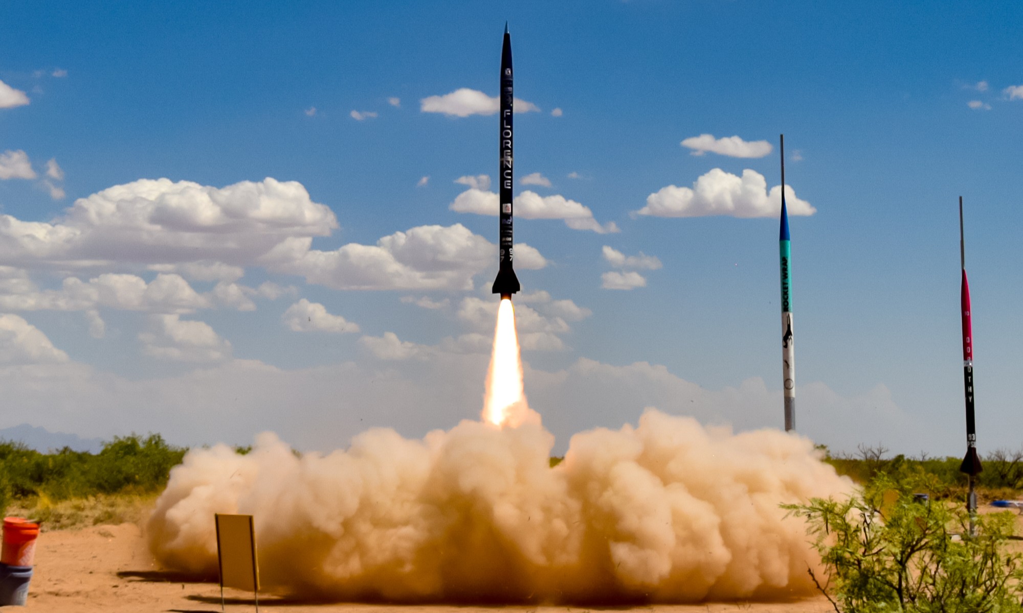 launch of rocket at IREC 2024