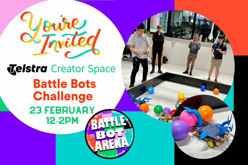 Image for Battle Bots February 2023 Challenge Day Viewing