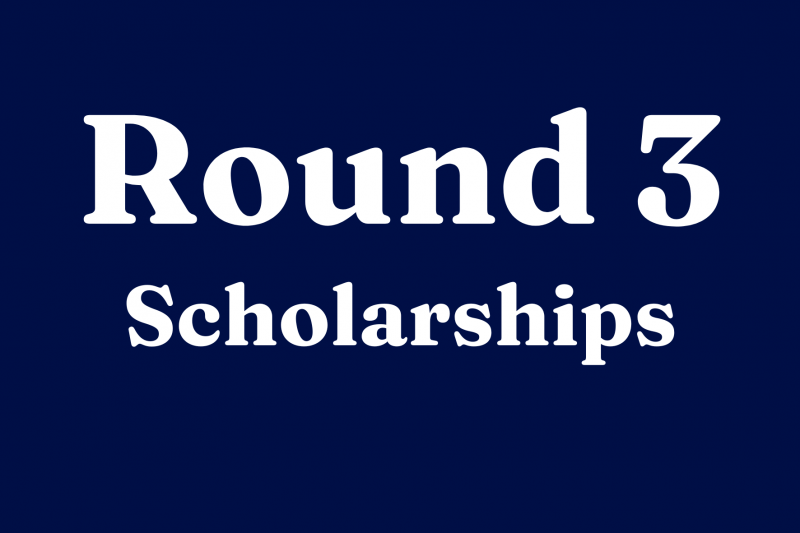 Round 3 Scholarships text